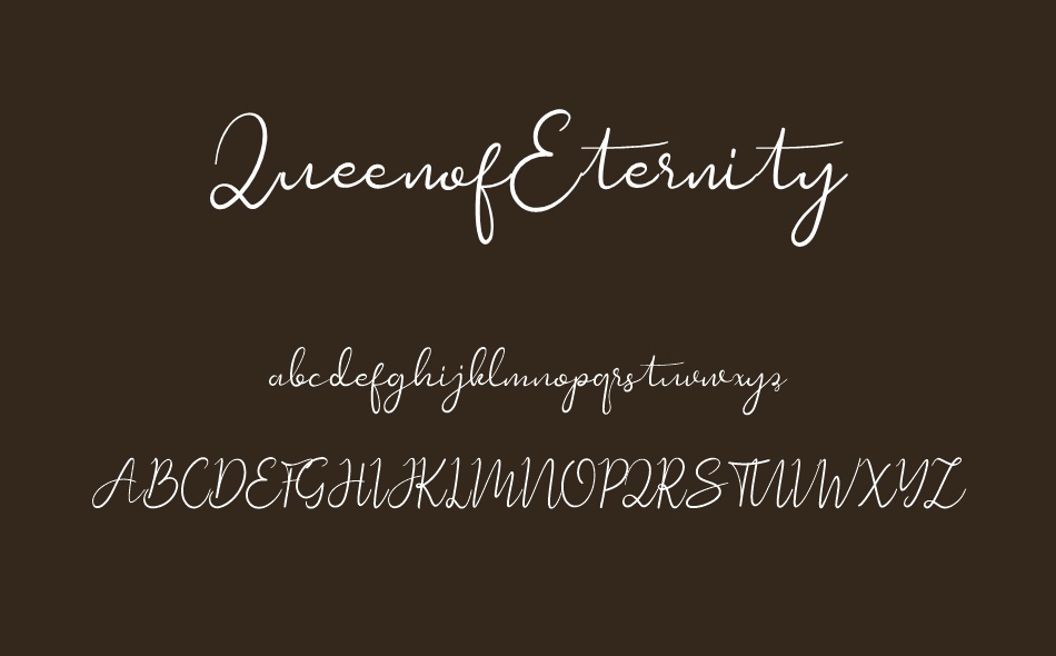 Queen Of Eternity font