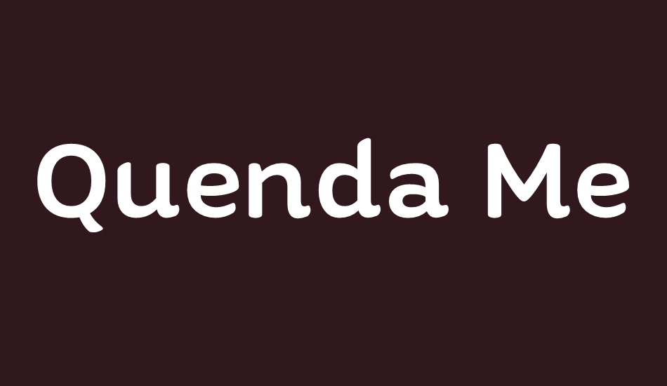 quenda-medium font big