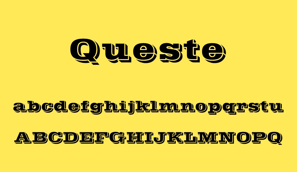 queste font