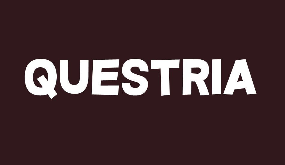 questrian font big