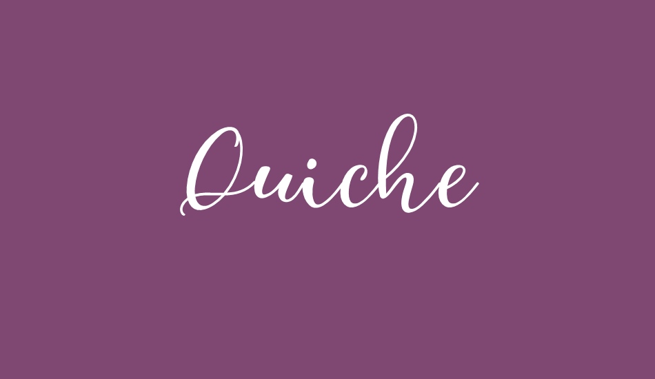 quiche font big