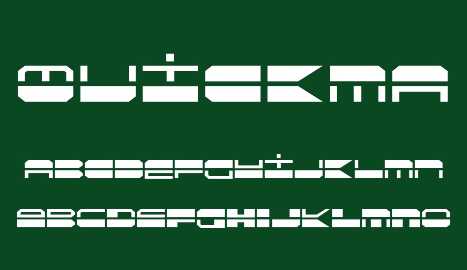 quickmark font
