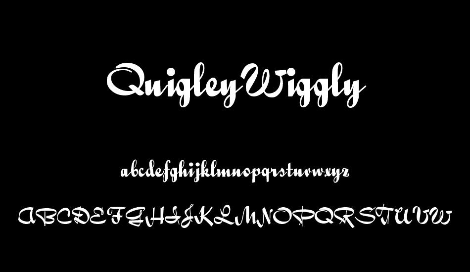 quigleywiggly font