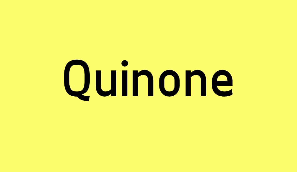 quinone font big