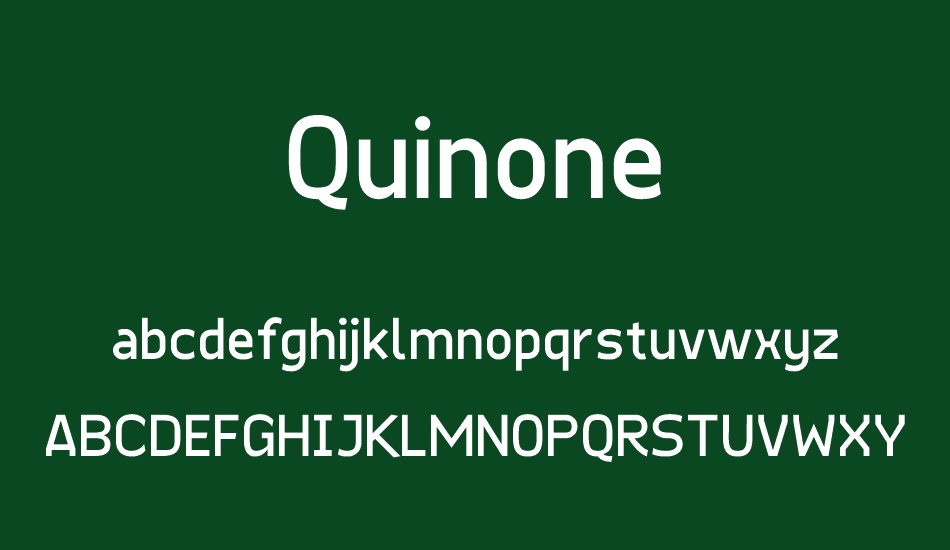 quinone font