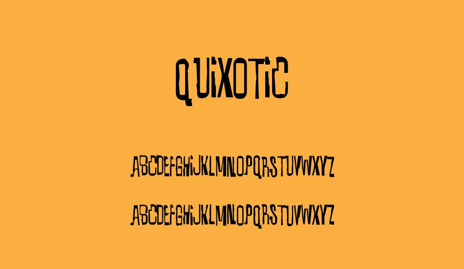 quixotic font