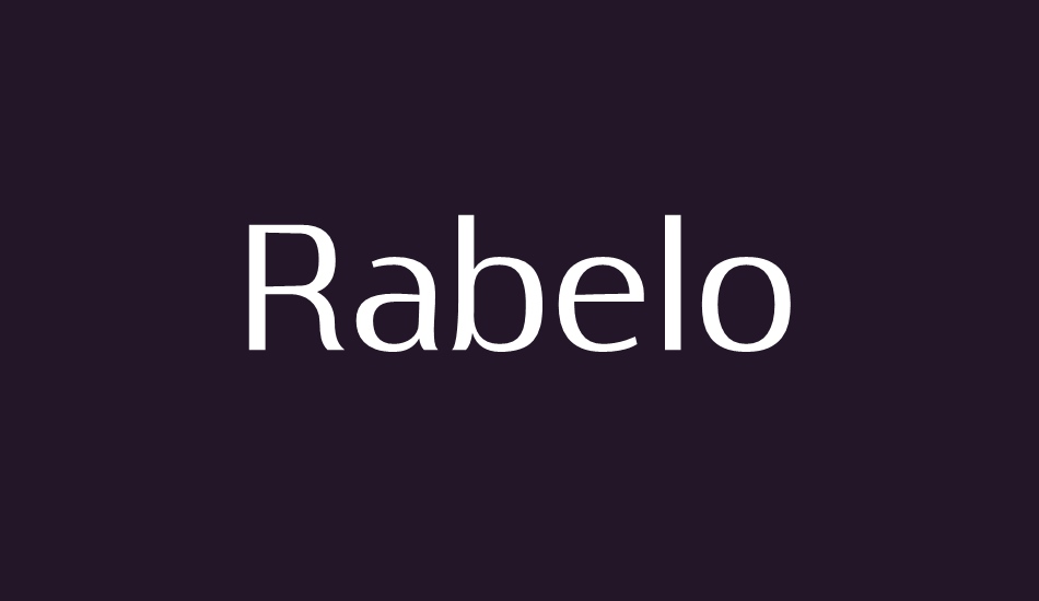 rabelo font big