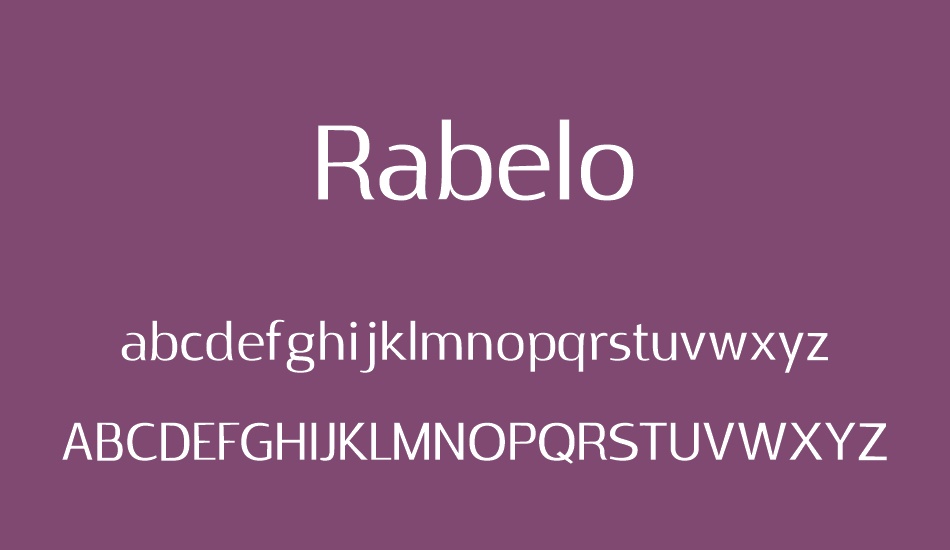 rabelo font