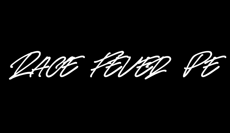 race-fever-pen-personal font big