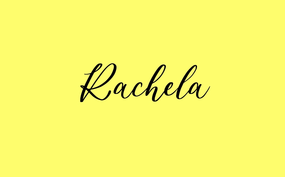 Rachela font big