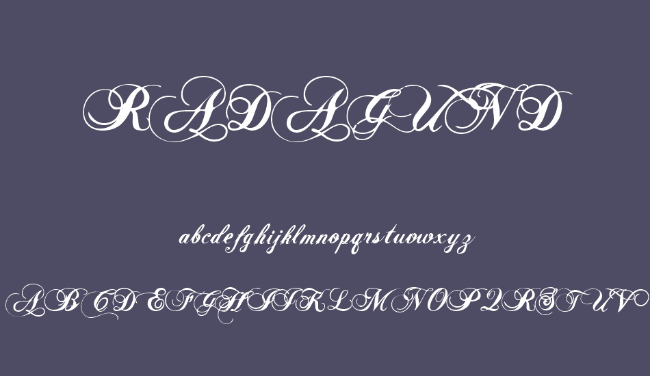 radagund font