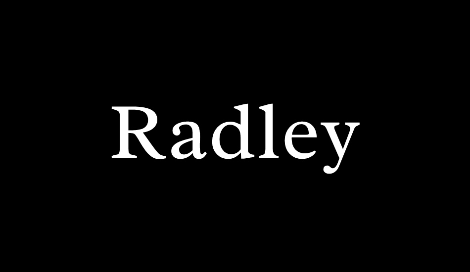 radley font big