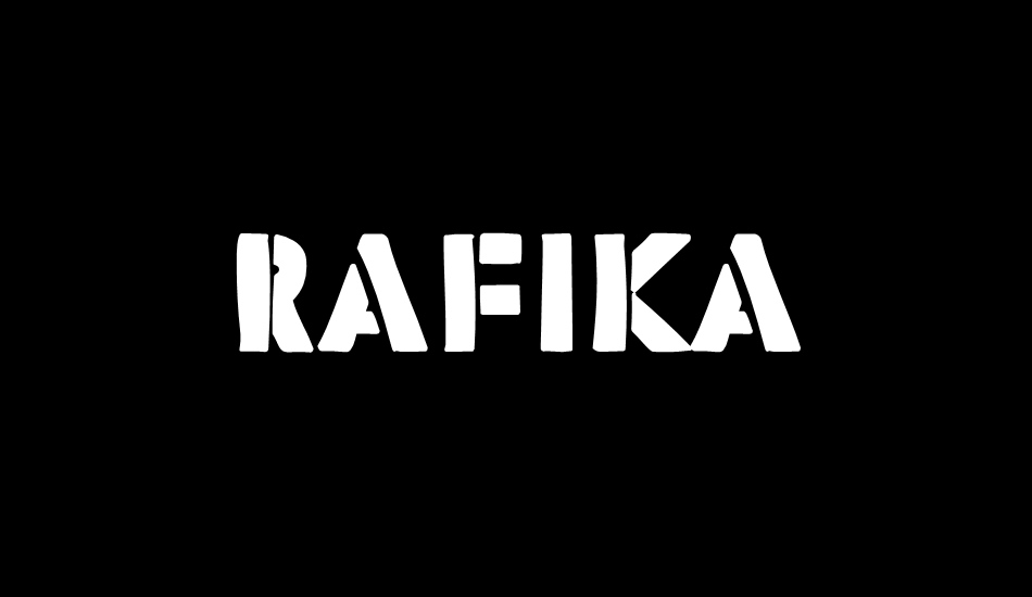 rafika font big