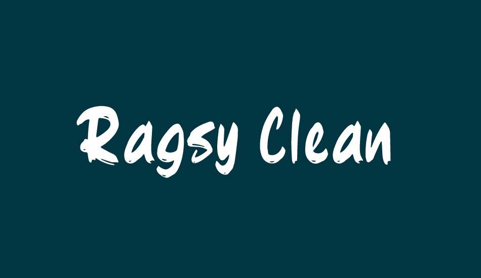 ragsy-clean font big