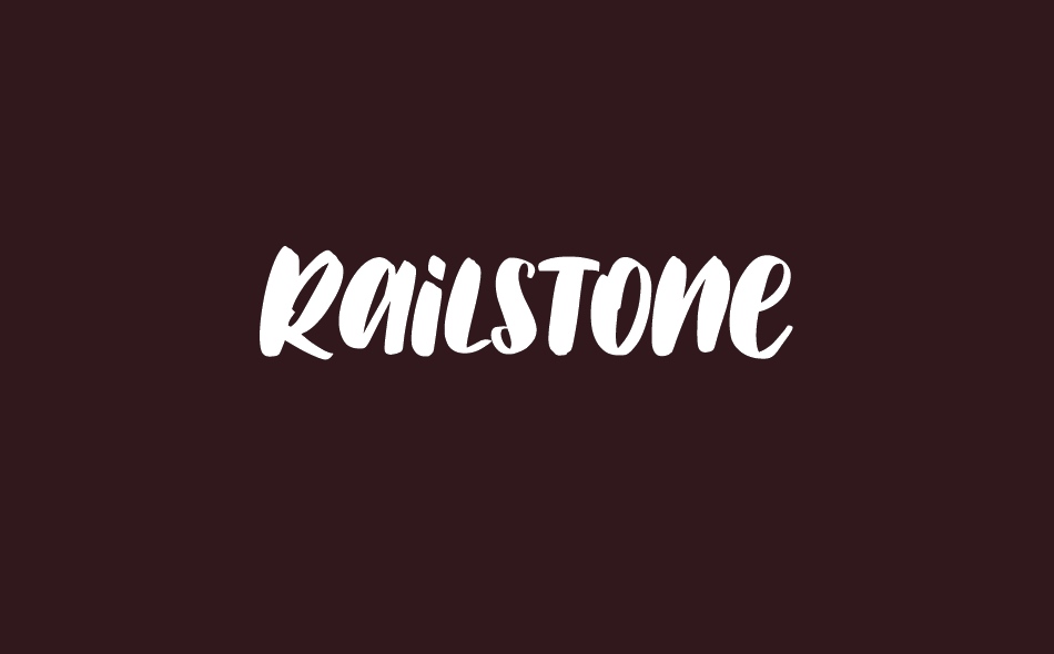 Railstone font big