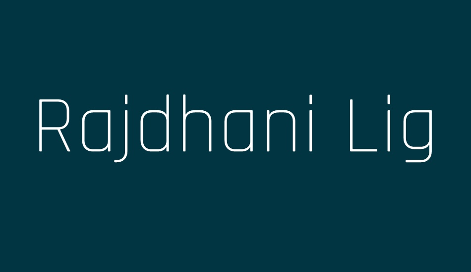rajdhani-light font big