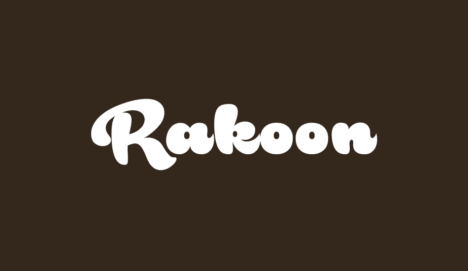 rakoon-personal-use font big