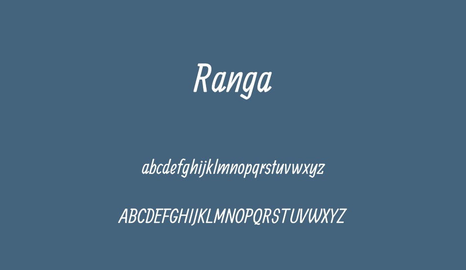 ranga font