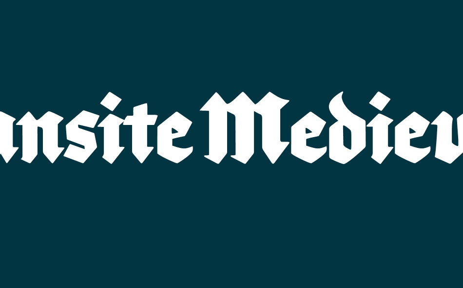 Ransite Medieval font big