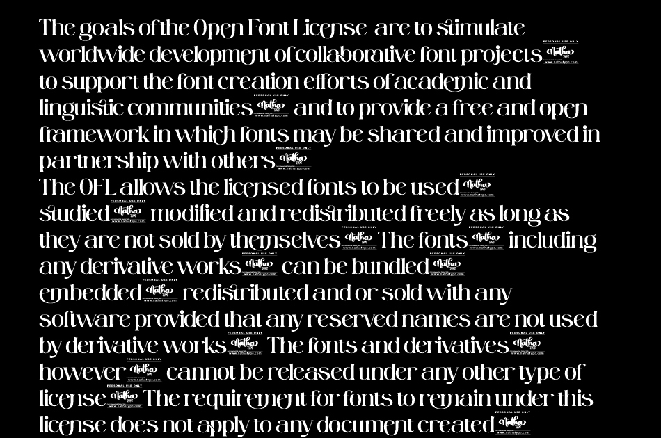 Rasfire font 1