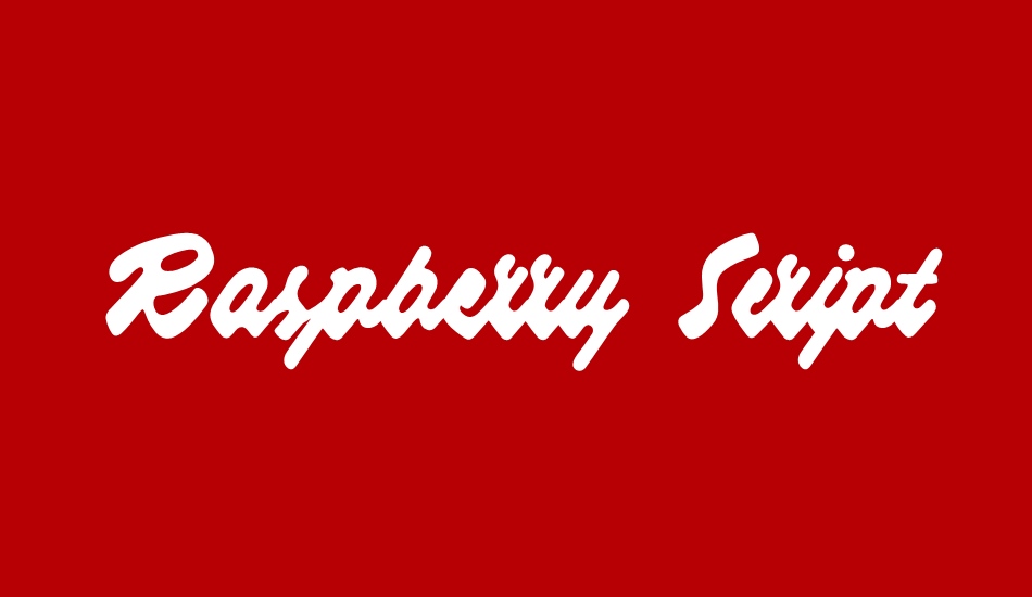 raspberry-script-personal-use font big