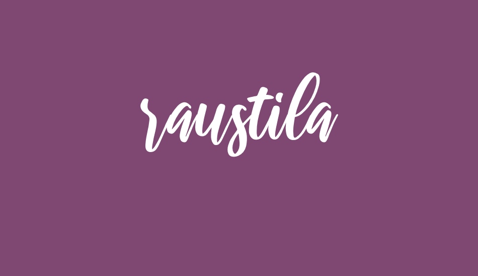 raustila font big