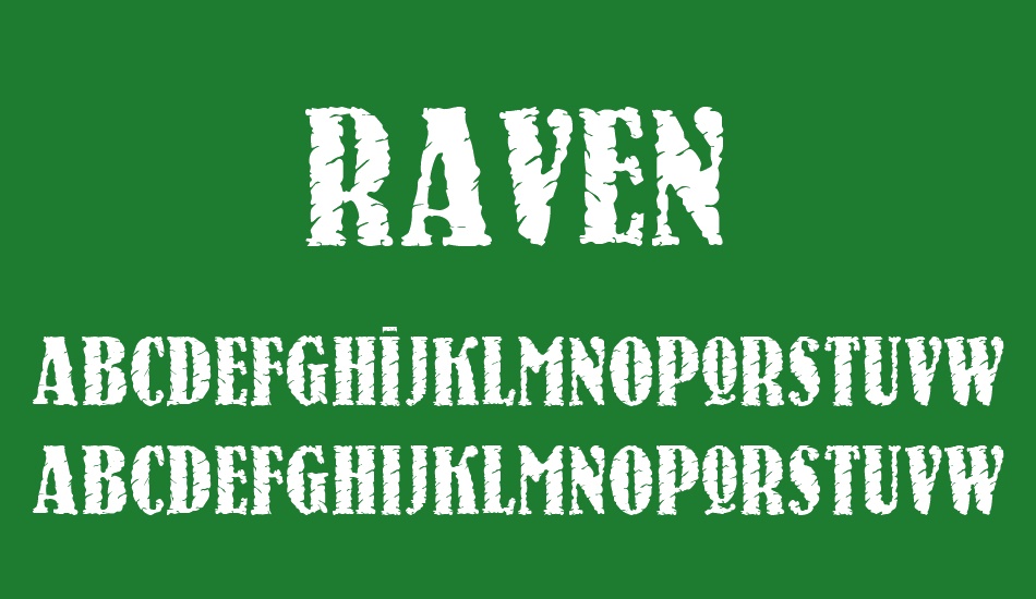 raven font