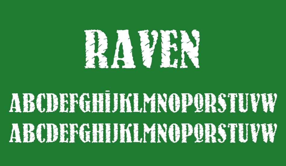 raven font