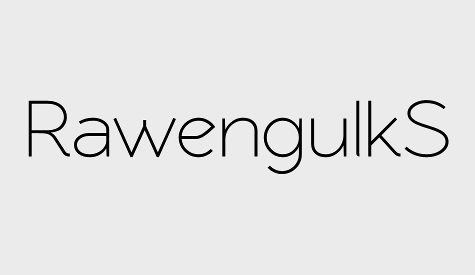 rawengulksans font big