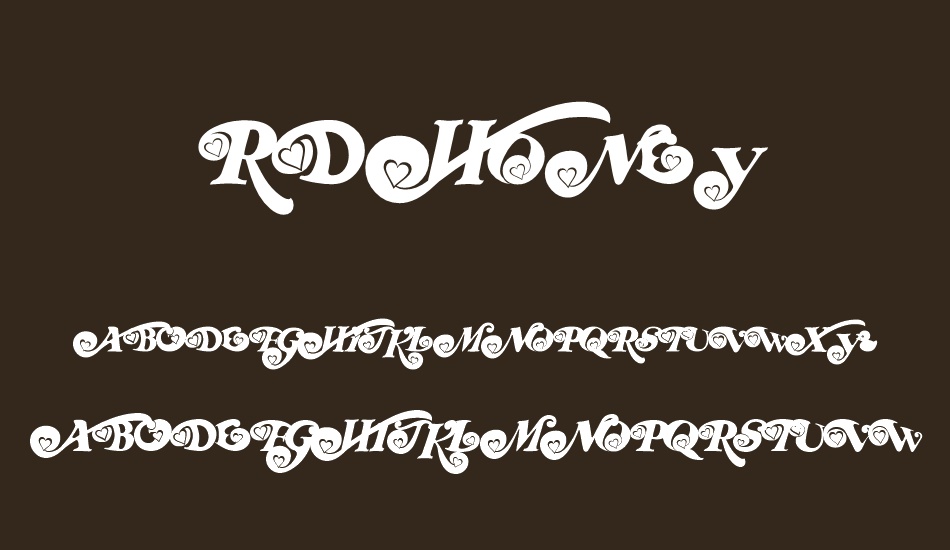 rdhoney font