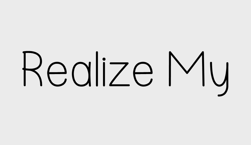 realize-my-passion font big