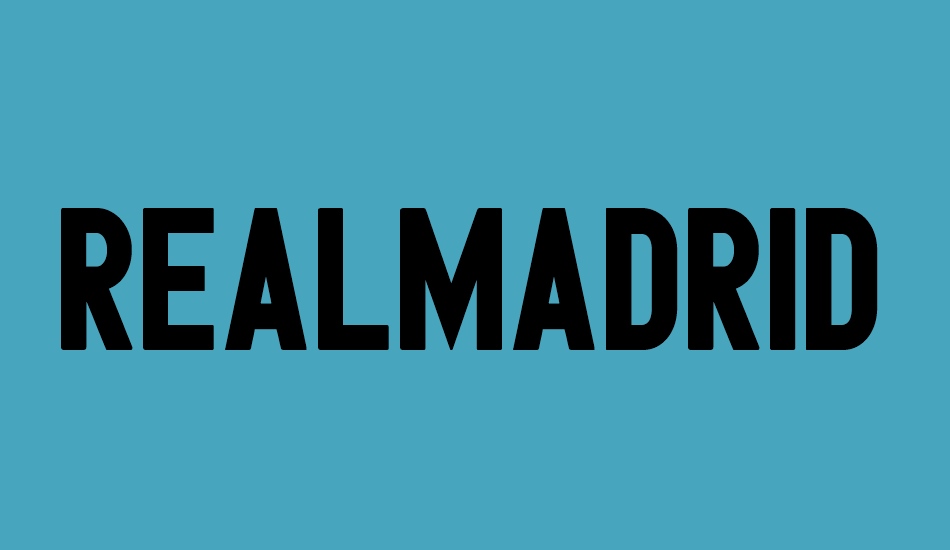 realmadrid2009 font big