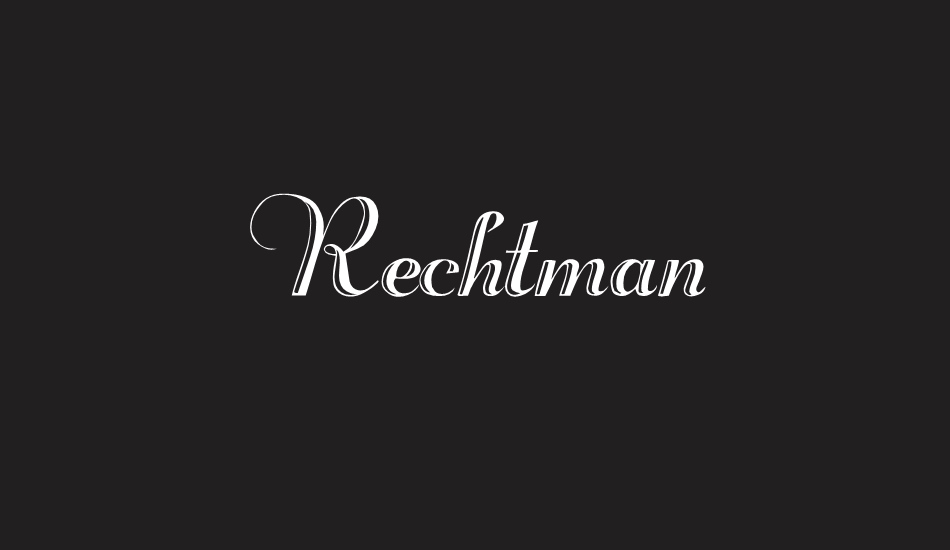 rechtman font big