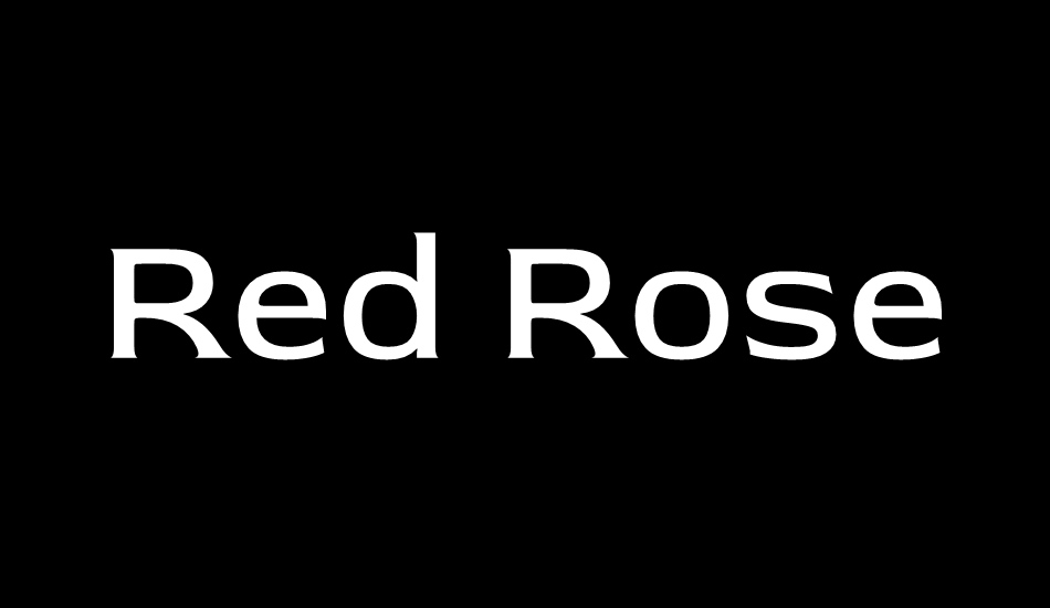 red-rose font big