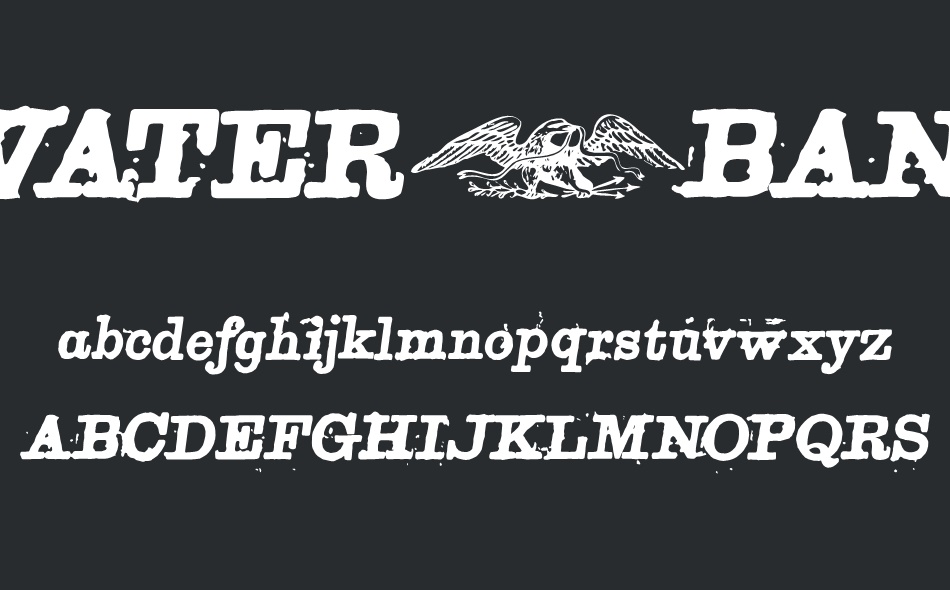 Redwater Banker font