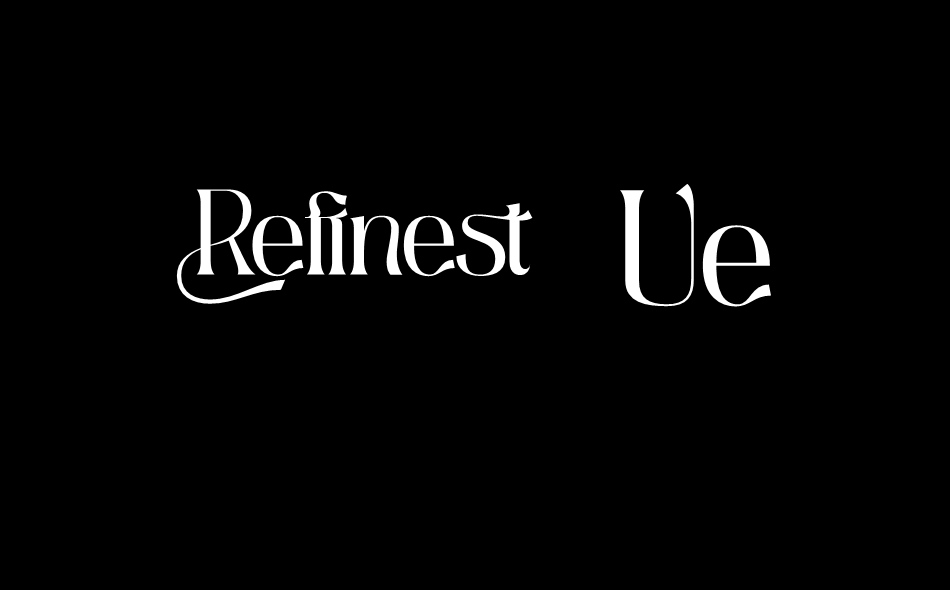 Refinest font big