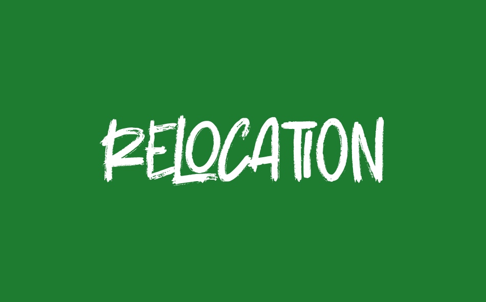 Relocation font big