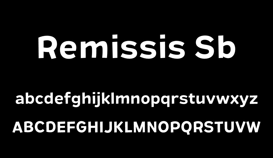 remissis-sb font