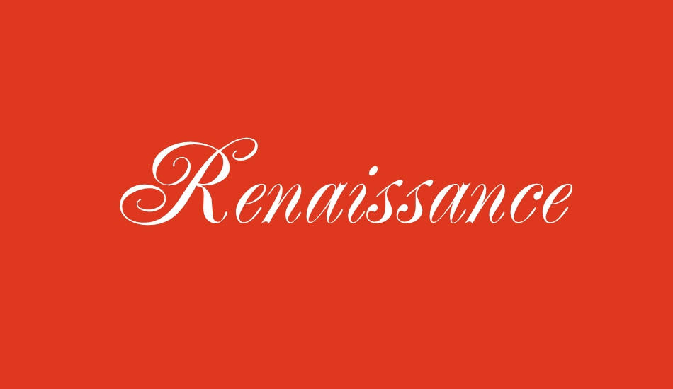 renaissance font big