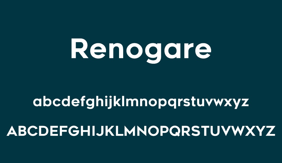 renogare font