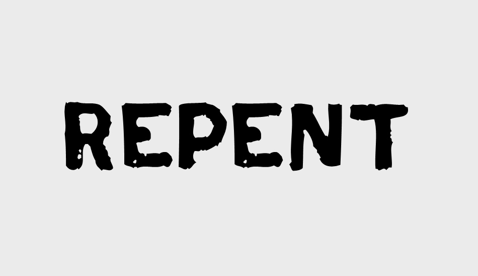 repent font big