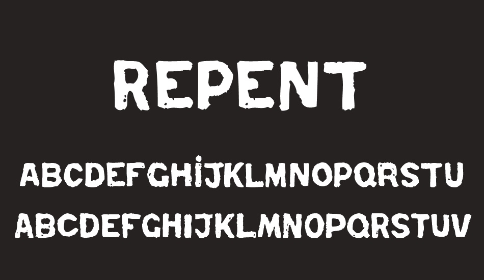 repent font