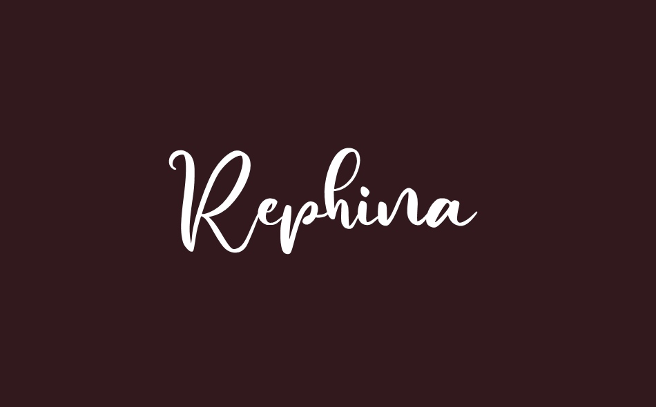 Rephina font big