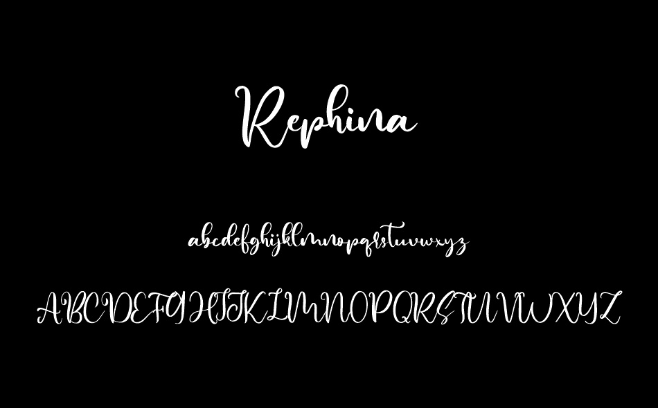 Rephina font