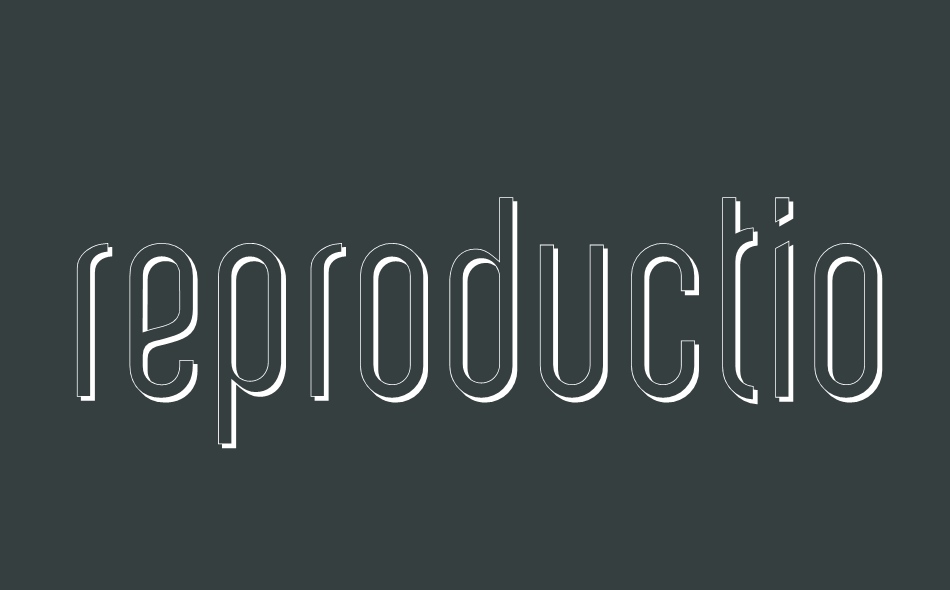 Reproduction font big