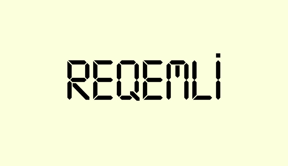 reqemli font big