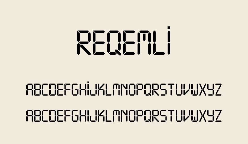 reqemli font