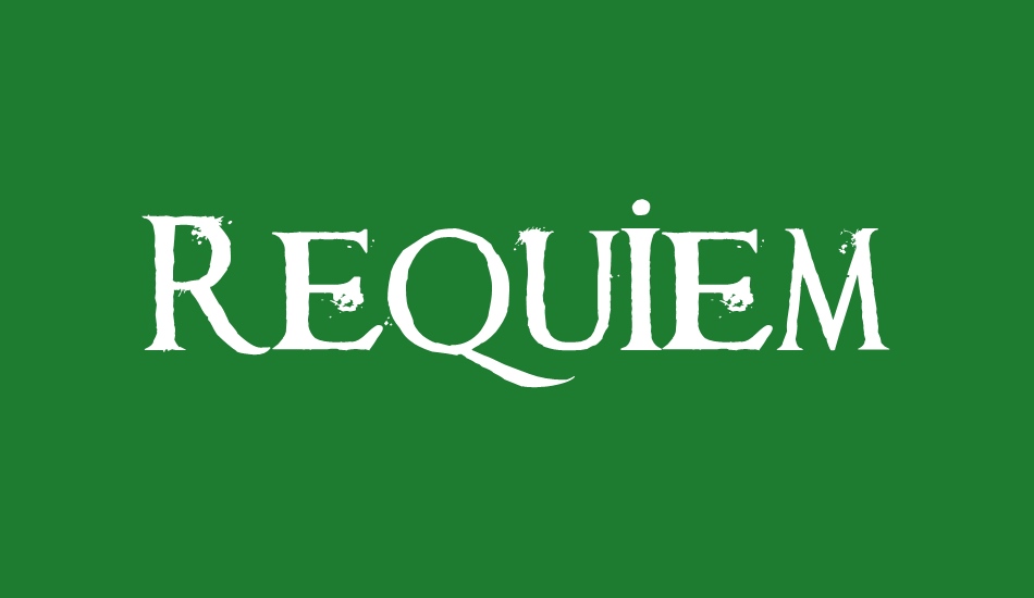 requiem font big