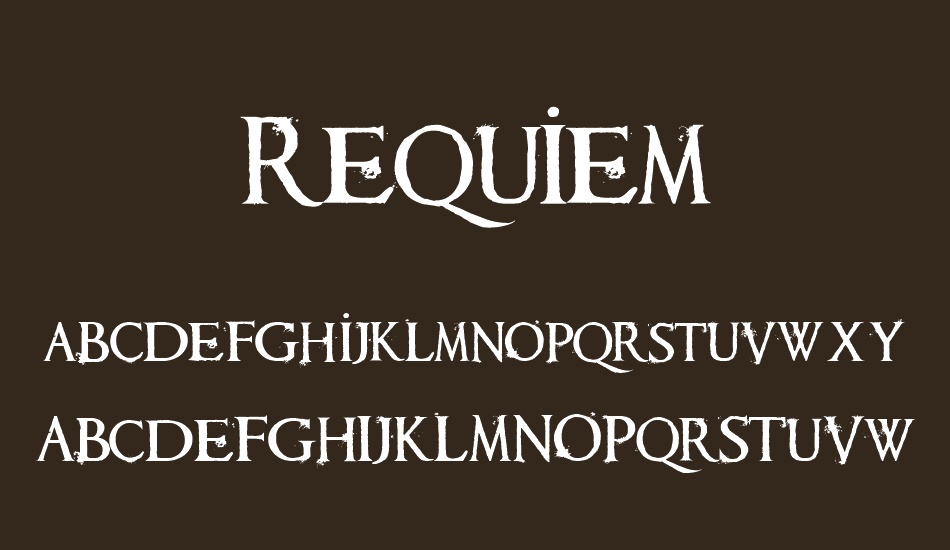 requiem font