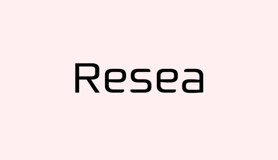 resea font big